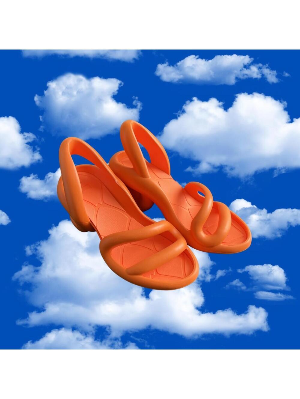 Camper Kobarah Orange Sandals Womens EU 36 MSRP $225 - Picture 2 of 5